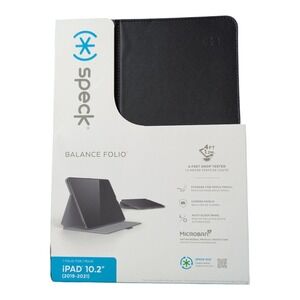 P8. Speck Balance Folio Case for Apple iPad 10.2" (2019-2021) - Black  -Open Box